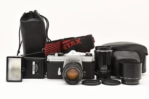 【Exc+3】Asahi Pentax Spotmatic SP SLR-Kamera Takumar 55 mm f/1.8 135 mm f/3.5 Objektiv - Bild 1 von 12
