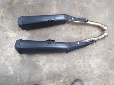 Kawasaki zzr1400 12-18 exhaust silencers pair khi k 619 - Image 1 of 4