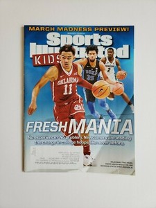 Sports Illustrated for Kids Magazine March 2018 Trae Young with 9 Card Sheet