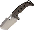 Pmp Knives Pmp068 Titano 4.5" Tanto Blade Bronze Handle Folding Knife