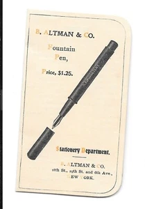 Carpeta de publicidad vintage B ALTMAN papelería departamento de Nueva York directorio de tiendas - Imagen 1 de 2