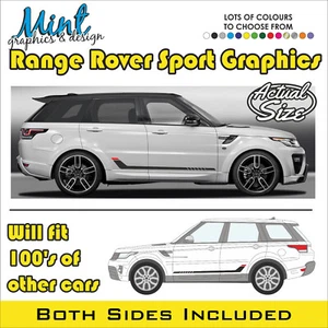 Calcomanías RANGE ROVER SPORT a rayas laterales HSE 4x4 pegatinas gráficos NO P&P 014 - Imagen 1 de 4