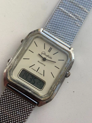 RELOJ WILL VINTAGE RARO HERMOSO HOMBRE Glashutte CUARZO RDA DUOQUARTZ Foto 1 de 4