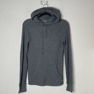 Polo Ralph Lauren Waffelstrick Pullover Hoodie Gr. XS Herren Jungen grau Pony Logo - Bild 1 von 16