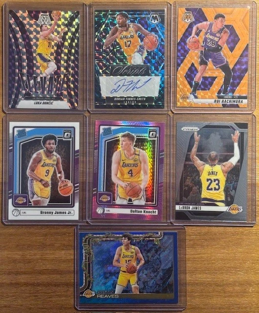 ENORME lote de Los Angeles Lakers! ¡Autógrafos impresiones cortas novatos y leyendas! Foto 1 de 4