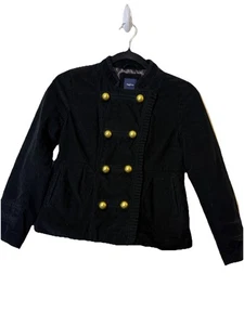 Gap Kid’s Black Corduroy Jacket Girl’s Size Large - Picture 1 of 6