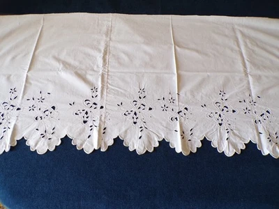 2 SUPERBES BRODERIES ANCIENNES DEBUT 1900 FAITE MAIN - Photo 1/4