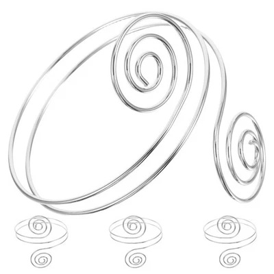  4 Pcs Punk-Metallarmband Armreif Oberarm Oberarmreif Armspange Coil Jewelry - Bild 1 von 4
