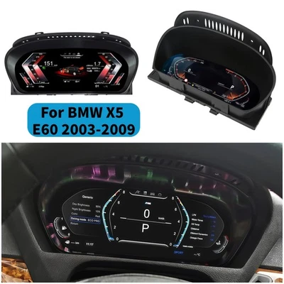 Velocímetro de instrumentos LCD digital para BMW X5 E60 E61 2003-2009 Foto 1 de 4