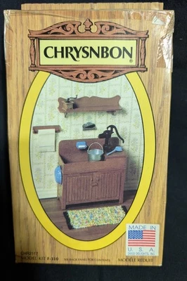 Kit de pia seca vintage para casa de bonecas acessórios nunca abertos  - Imagem 1 de 4