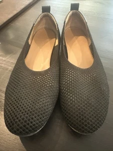 Everlane Womens Reknit Black Fabric Ribbed Knit The Day Glove Knitted Loafers 11 - Picture 1 of 9