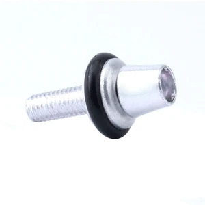 4PCS Brake Adjustment Screw Aluminum Alloy Brake Fixing Screw(Silver) - Picture 1 of 11