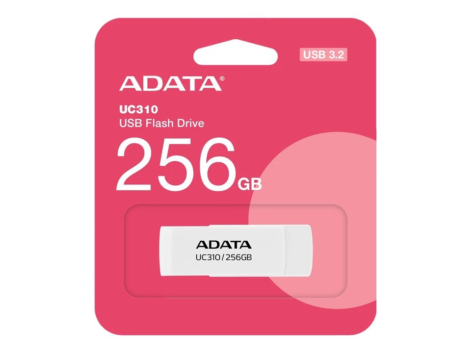 ADATA UC310 256 GB USB tipo A 3.2 Gen 1 (3.1 Gen 1) 100 MB/s UC310-256G-RWH - Immagine 1 di 1