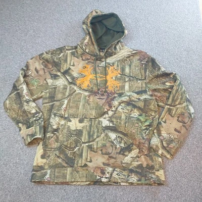 Under Armour Hoodie Mens Large Mossy Oak Break-Up Infinity Camo Pocket Pullover - Image 1 of 4