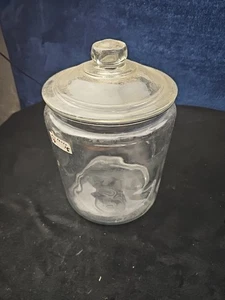 Anchor Hocking ~ 2 galones ~ vidrio transparente ~ tarro de boticario ~ bote con tapa - Imagen 1 de 8