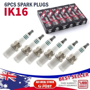 6 MODIGT IRIDIUM Spark Plugs IK16 For Toyota Starlet EP82 EP91 4E-F 4E-FE - Picture 1 of 9