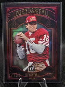 2020 Donuss Football #LF-JM Joe Montana Legends of the Fall Studio Series /100 - Picture 1 of 2
