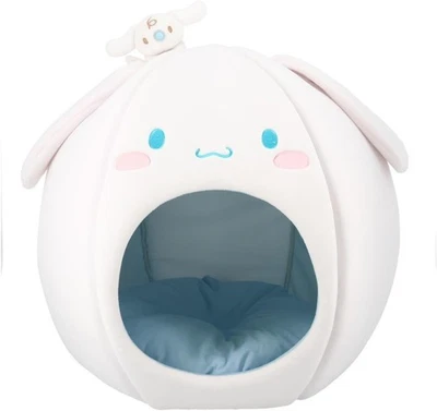 CINNAMOROLL Puppy Cat Houses Pet Cave Soft Kennel JP Official High Quality - Image 1 of 4