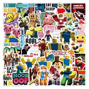 50/100pcs Game Roblox Cartoon Stickers Watercup Luggage Notebook Scootergraffiti - Picture 1 of 10