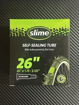 Slime 26" Self-Sealing Bicycle Tube Schrader 26" x 1.75 - 2.125" - Image 1 of 4