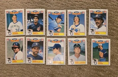 Tarjetas de béisbol 1984 Topps All Star X10, Yount, Yastrzemski, Winfield, Stieb... Foto 1 de 2