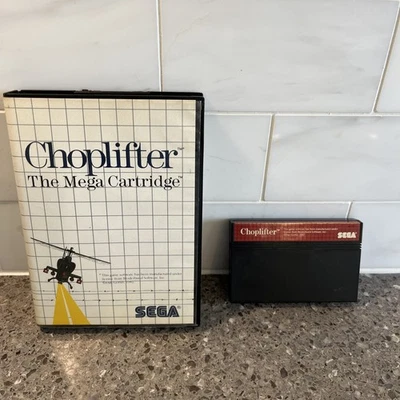 Choplifter (Sega Master System, 1986) No Manual Authentic - Image 1 of 4