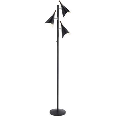 Adesso 3236-01 Draper 68 inch 60.00 watt Black Tree Lamp Portable Light - Image 1 of 2