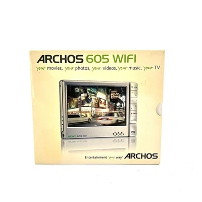 Reproductor multimedia portátil Archos 605 WiFi 30 GB con caja y algunos accesorios Foto 1 de 4