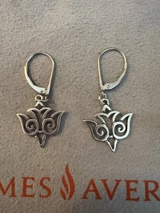 1.5” Retired JAMES AVERY Descending Dove Leverback Earrings; (Pendant Available) - Picture 1 of 6