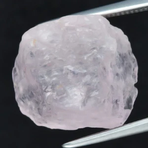 8.73ct 13.5x10.5mm Rough Natural Unheated Pink Morganite Gemstone, Madagascar - Picture 1 of 5