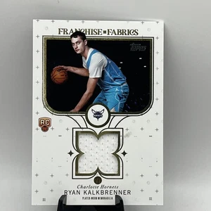 2025-26 Topps Flagship RYAN KALKBRENNER Franchise Fabrics Jersey Rookie Card - Bild 1 von 11