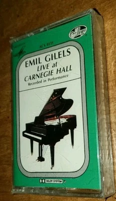 Emil Gilels: Live at Carnegie Hall (Cassette, Allegro, ACS 8131) New Sealed  - Image 1 of 3