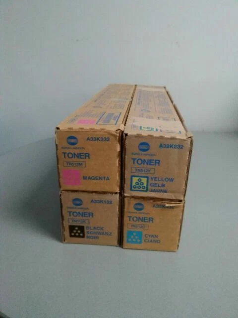 Konica Minolta TN512 4 Color Toner Cartridge Value Pack
