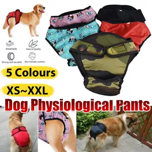 Pet Diaper Physiological Pants Female Dog Cat Washable Nappy XS To XXL Size AU - Picture 1 of 42