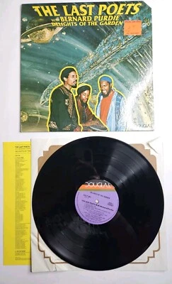 Last Poets Ft. Bernard Purdie Delights Of The Garden, Shrink LP Vinyl Record VG+ Foto 1 de 4