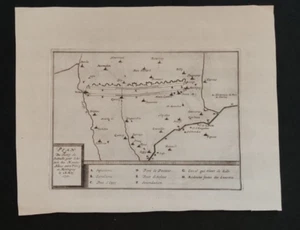 PLAN CHAMP BATTAILLE ARMEE HAUTS ALLIES ENTRE VITRY ET MONTIGNY - Picture 1 of 1