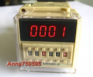 110V AC Programmable Double Time Delay Relay DH48S-S & Free Socket Base UL - Picture 1 of 5