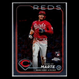 2024 Topps Chrome Update - #USC91 Noelvi Marte RC Cincinnati Reds - Picture 1 of 2