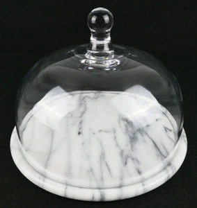 Schöne große Display & Servierplatte mit Marmorsockel - Bild 1 von 5