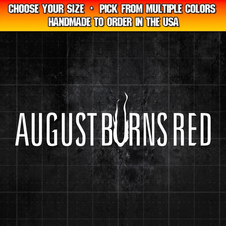 August Burns Red Decal for Cars, Trucks, Laptops, Metalcore Decal Sticker - Image 1 of 1