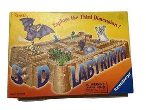 3D LABYRINTH Game Explore the 3rd Dimension...Maze to Treasure 2002 Ravensburger - Picture 1 of 12