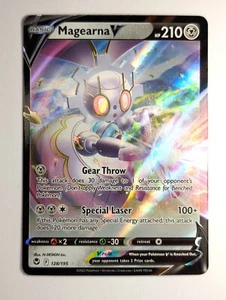 Magearna V - 128/195 - Pokemon Silver Tempest Sword & Shield Ultra Rare Card NM - Picture 1 of 2