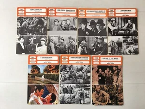 Lot 7 Fiches Monsieur Cinéma RAOUL WALSH Bogart Gable Wayne Flynn - Picture 1 of 1