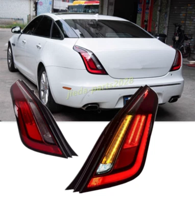 Luces traseras LED DRL señal dinámica 2 piezas para Jaguar XJ XJL 2011-2016 Foto 1 de 4