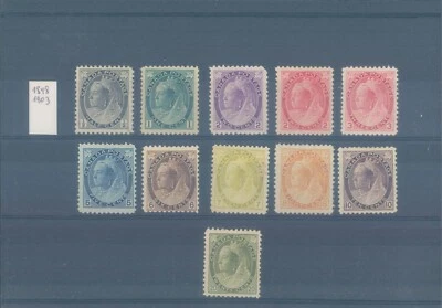 CANADA 1898-1903 Victoria full MH series - rare ! - Image 1 of 2
