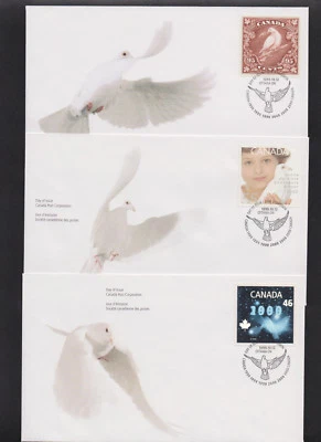 Canada FDC Year 1999-2000 3 First Day Covers in Holder Scott 1812-1814 Y2K |  - Image 1 of 2