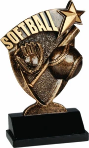 7" Softball Broadcast Series Trophy Personalized Free - Picture 1 of 2