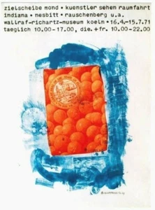 Póster original vintage de OBJETO LUNA - EXPLORACIÓN ESPACIAL FLORIDA 1971 - Imagen 1 de 1