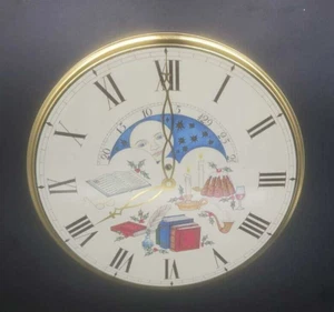 Celestial Clock Cookie Tin Dept 56 Dickens Village Holiday Round Container Xmas - Picture 1 of 10