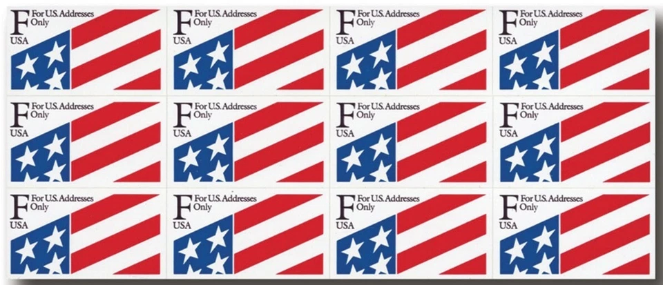 United States 29¢ "F" Flag Stamp ATM Postage Stamp #2522a MNH Full Booklet - Image 1 of 1